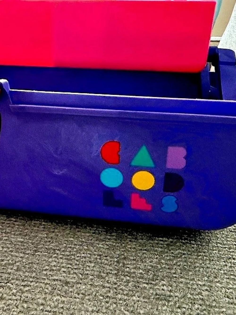 Caboodles Vintage On-The-Go Girl Makeup Case Purple & Pink